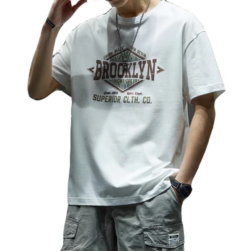 cotton t shirt crewneck