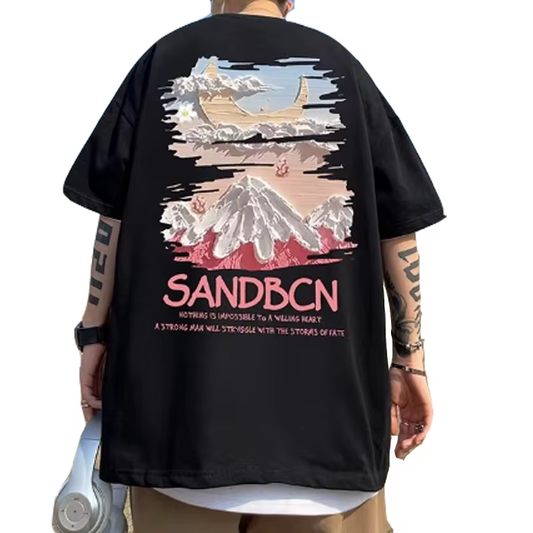 100% cotton oversized t shirt